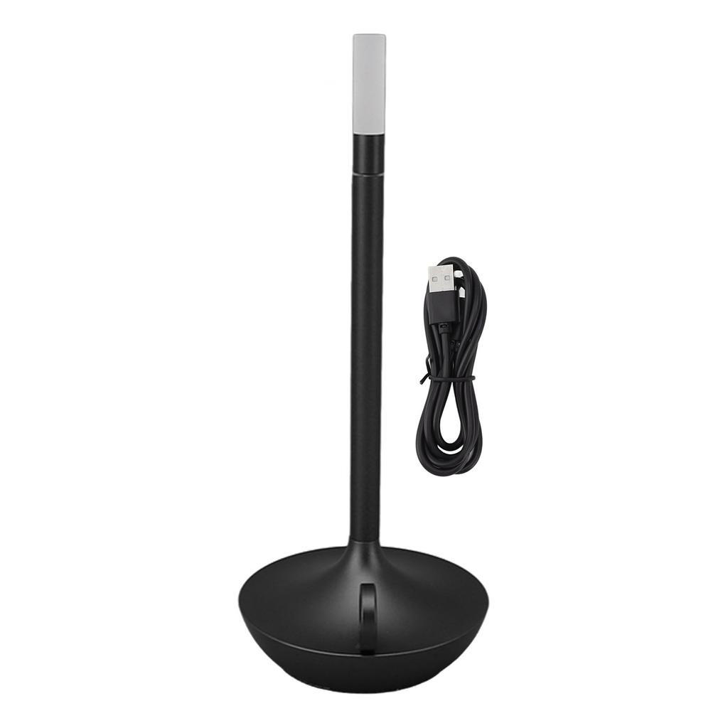Kabellose Tischleuchte Innovative Kerzenform 3 Helligkeitsstufen Dimmbar Wiederaufladbare LED Schreibtischlampe