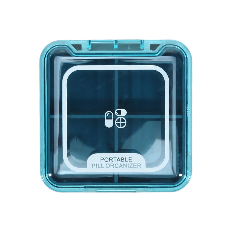 

Дорожная таблетница Портативный контейнер для лекарств Ежедневный органайзер для хранения таблеток Маленький герметичный органайзер для лекарств с отделениями Удобный