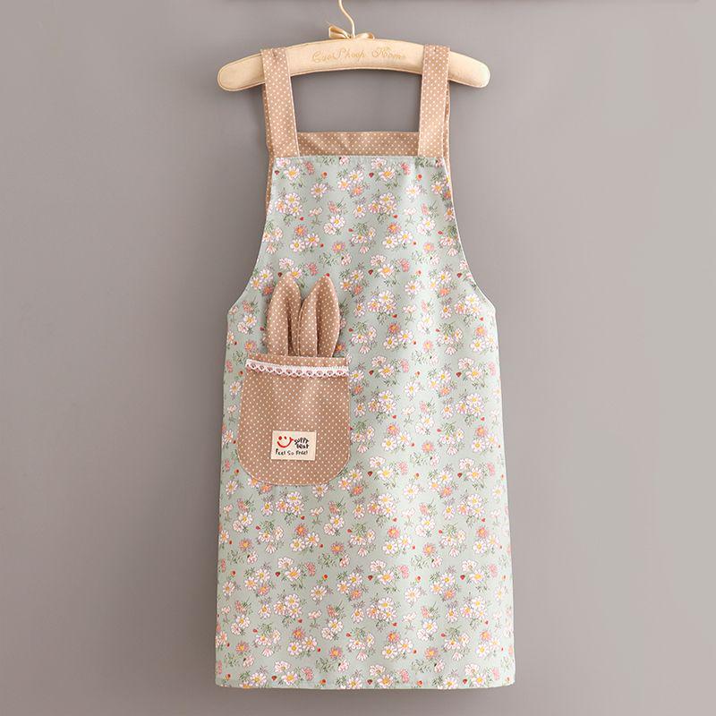 Fashionable Plus Size Oil-Proof Stain-Resistant Full Coverage Kitchen Apron