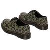 Dr. Martens Kožené módní ležérní boty s leopardím potiskem, nízké, unisex, khaki-zelená 27686384