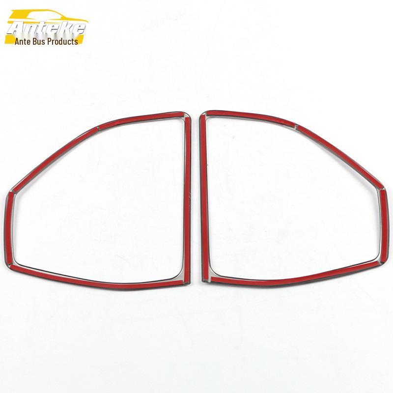 19 X5 Front Middle Grille Bright Rings Stainless Steel Bumper Decorative Frame