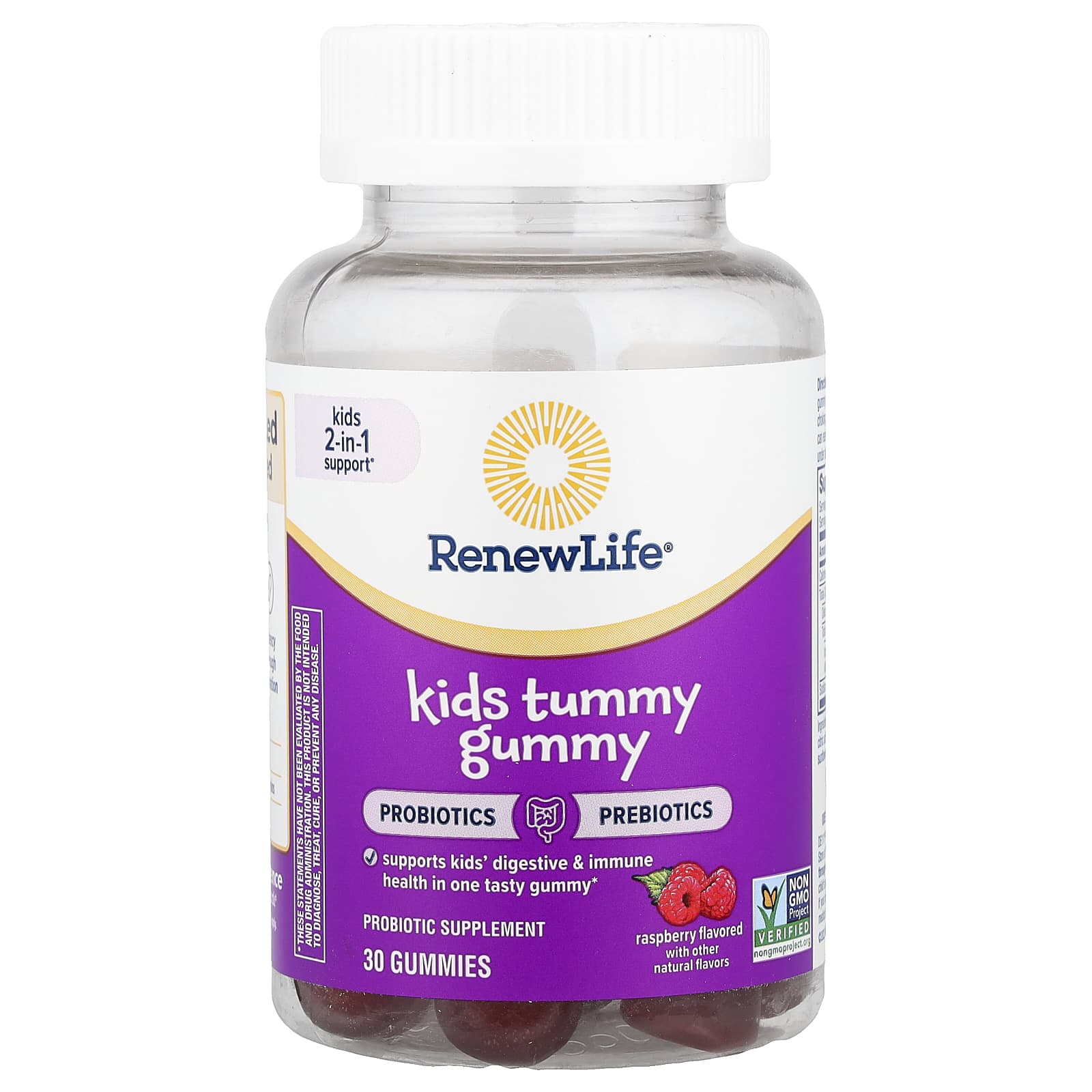

Children s Termi Gummies, Prebiotic & Probiotic, Raspberry, 30 Gummies