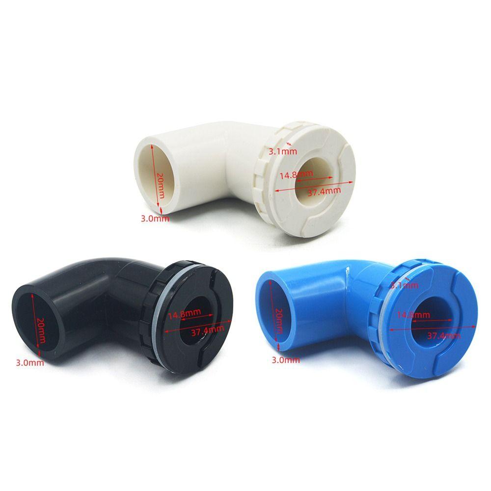New 20~50mm Drainage Connector PVC Pipe Waterproof Straight Fitting Fittings Thread Aquarium Pipe Garden