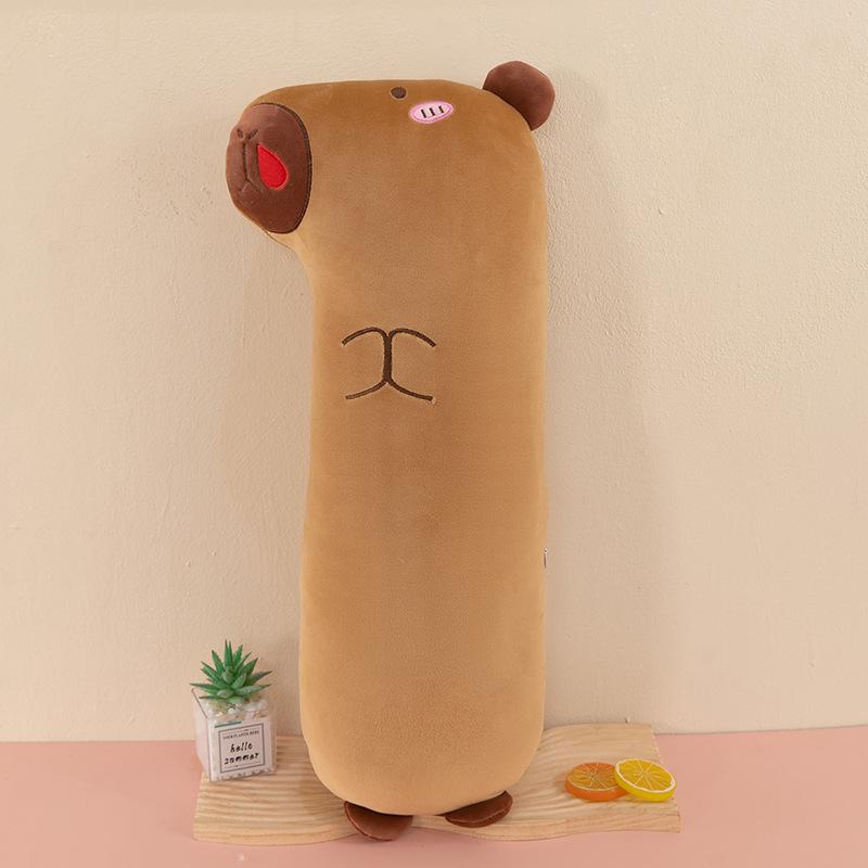 Kapibara Throw Pillow Capybara Doll Sleeping Doll Girl Sleeping Doll Super Soft Long Pillow Birthday Gift