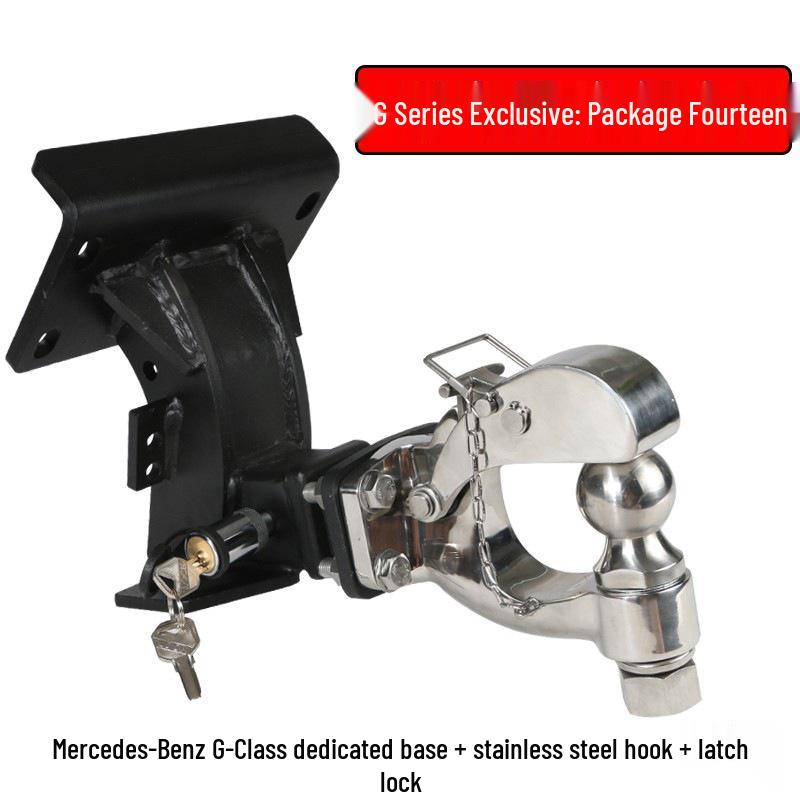 Compatible with Mercedes-Benz G-Class (G500, G350, G63, W463) rear tow bar modification, including unlicensed tow hooks.