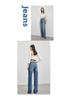 Retro High Waisted Wide Leg Blue Jeans for Women - Slimming and Loose Fit