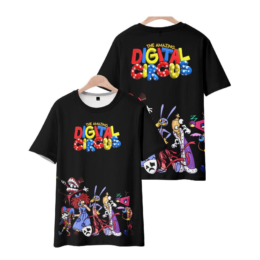 Lustiges The Amazing Digital Circus Anime T-Shirt Cooles Herren-T-Shirt O-Ausschnitt Casual Unisex Streetwear Fashion T-Shirt Camisetas Ropa Hombre