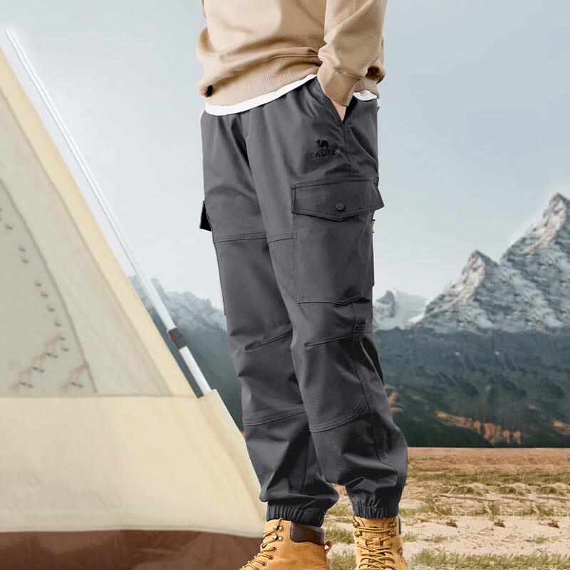 CAMEL Men s Tapered Softshell Outdoor Cargo Pants M14CAWI640 M