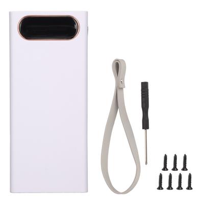 L16 16x18650 Batterie Externe DIY 2 Sorties USB 22.5W Charge Rapide Boîtier de Batterie avec Écran LCD et Micro Type C