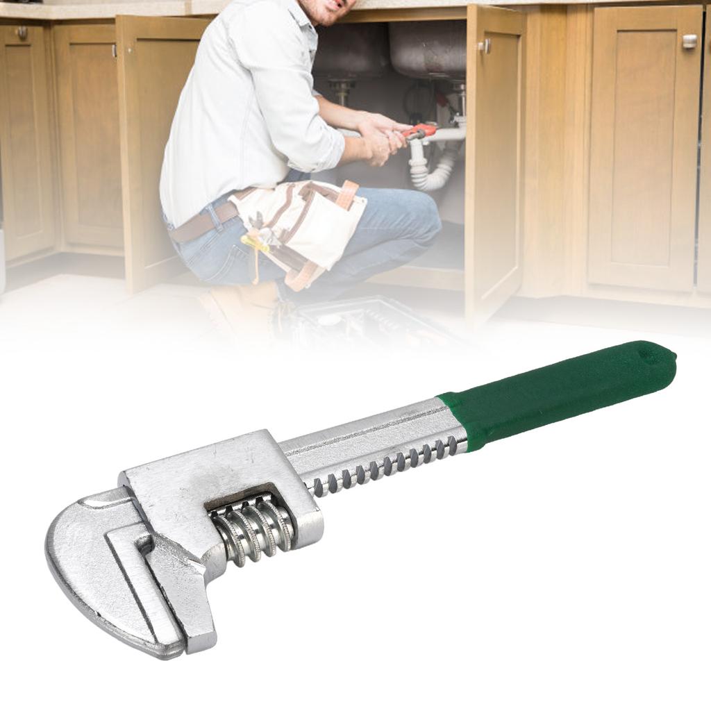 Automotive Wrench 9in   Wide Jaw Opening 2.64in F Shaped for Automobiles Construction Machine Maintenance