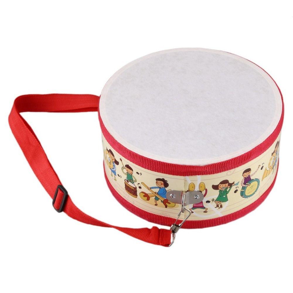 Double Sided Instrument Hand Drum Toys Wood Kids Drum Toys  Children Preschool