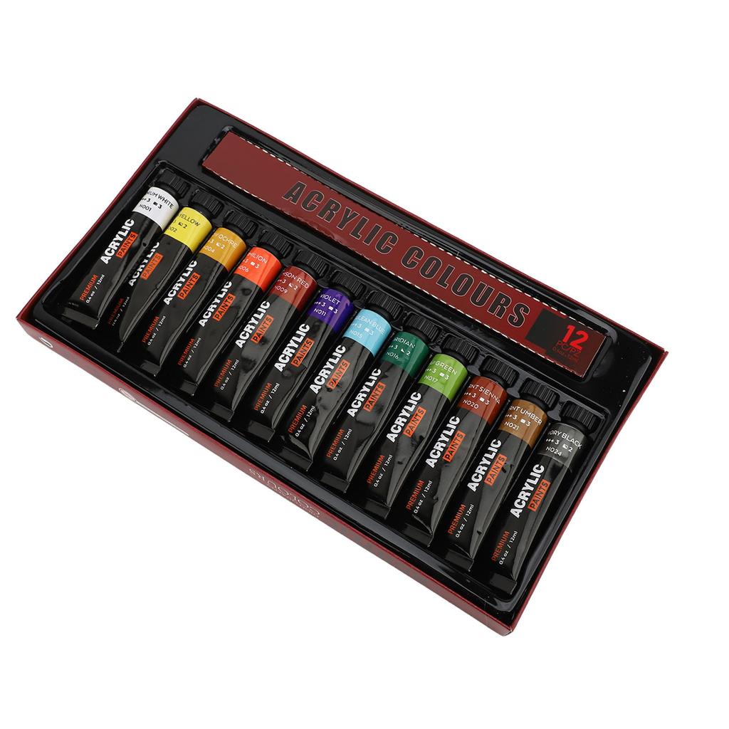 Multiple Color Oil Paints Aluminum Tube Art Painting Supplies for Adults Kids Artists Beginners