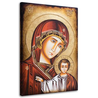 Obraz na płótnie Religijna ikona Matki Bożej z Segowii