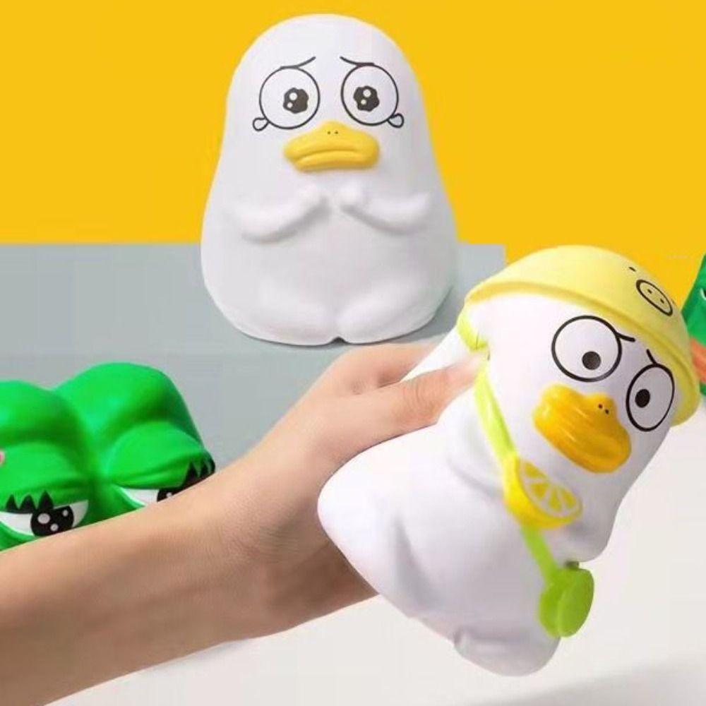 Duck Shape Weeping Duck Squeezing Toys Rebound Ball Cartoon Fidget Toy Children Toys