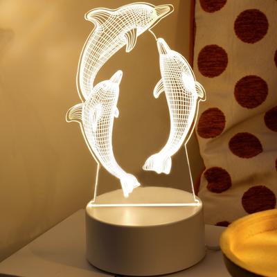 Luz Noturna 3D Baleia USB - Perfeita para a atmosfera do quarto e decoração do escritório, o presente perfeito para o Dia de Ação de Graças, aniversários