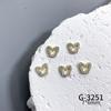 Lux Zircon Bowknot Nail Art Jewelry - Sparkling French Niche Design