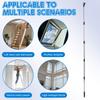 78.7In Window Pole Opener Stainless Steel Sectional Skylight Pole Opener Modular Window Pole Openers for Loft Hatches & Blinds