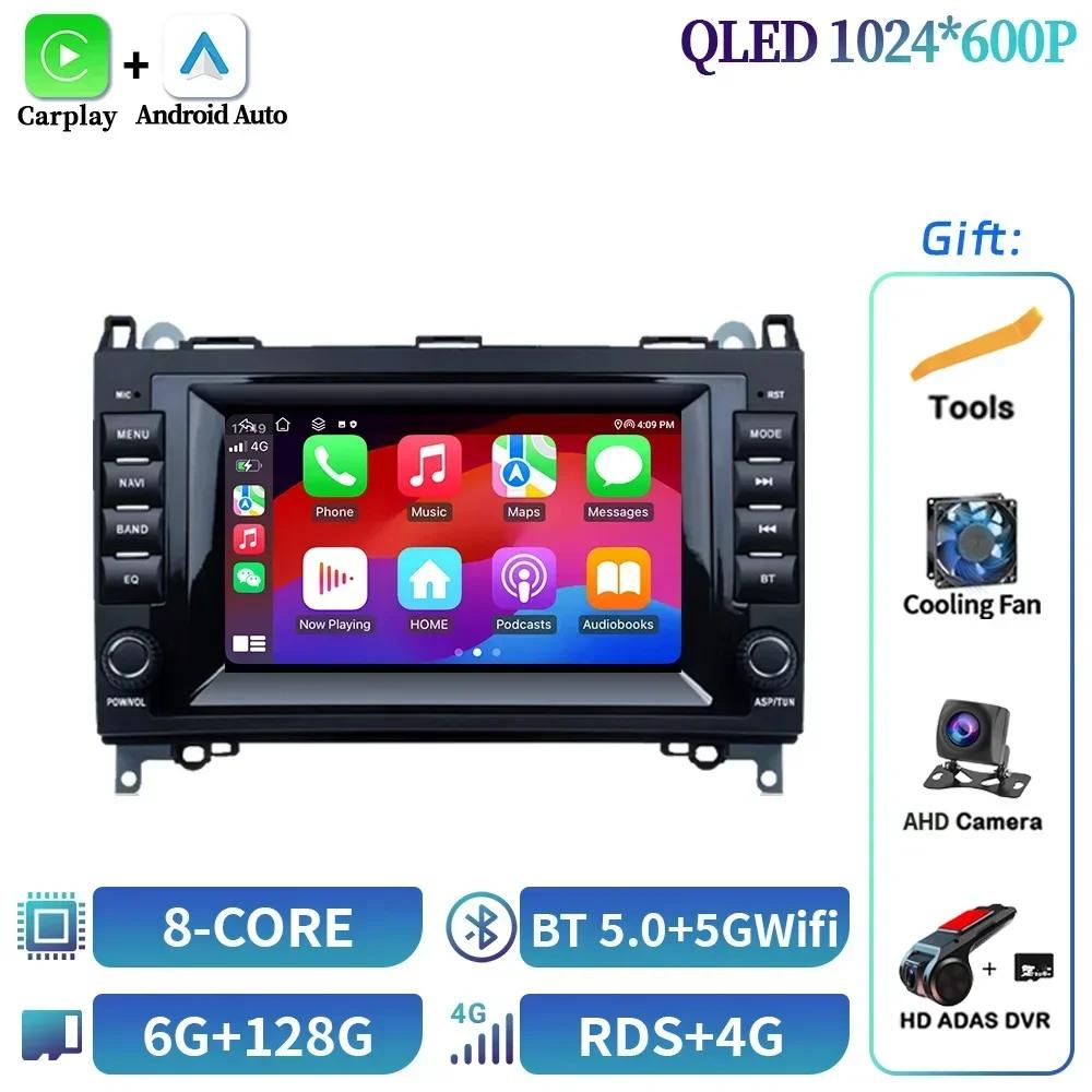 7inch Screen For Mercedes Benz B200 W245 W169 W639 2006-2012 Multimedia GPS Car Radio BT WiFi Android Navigation Carplay Stereo