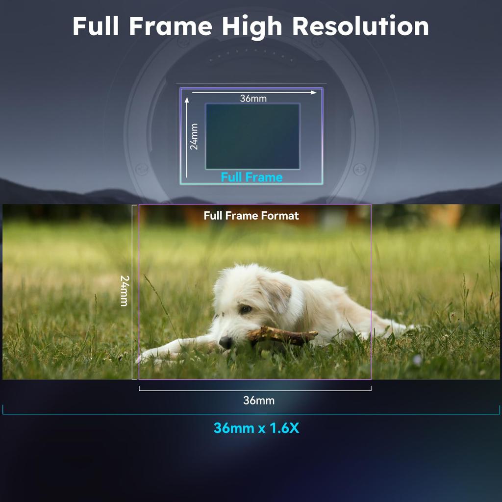 Sirui 150mm Full Frame Anamorphic Telephoto Anamorphic Cine Lens 150mm E T2.9 1.6X Lens, (Venus Mount)