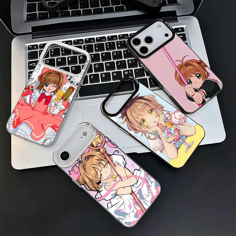 CardCaptor Sakura Anime Soft Phone Case for iPhone 15 16 17 Pro Max 17Air 16E 14 Plus 13 12 Mini Shockproof Cover Back Shell