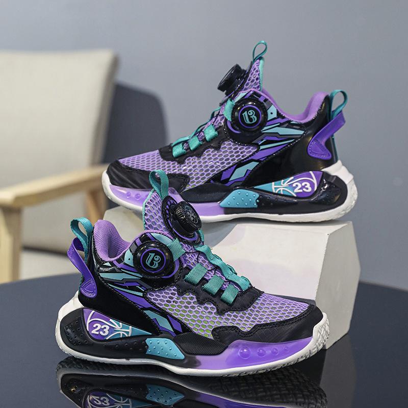 

Children s basketball shoes Teen boys sports shoes Single mesh breathable mesh shoes Student white sports running shoes 32