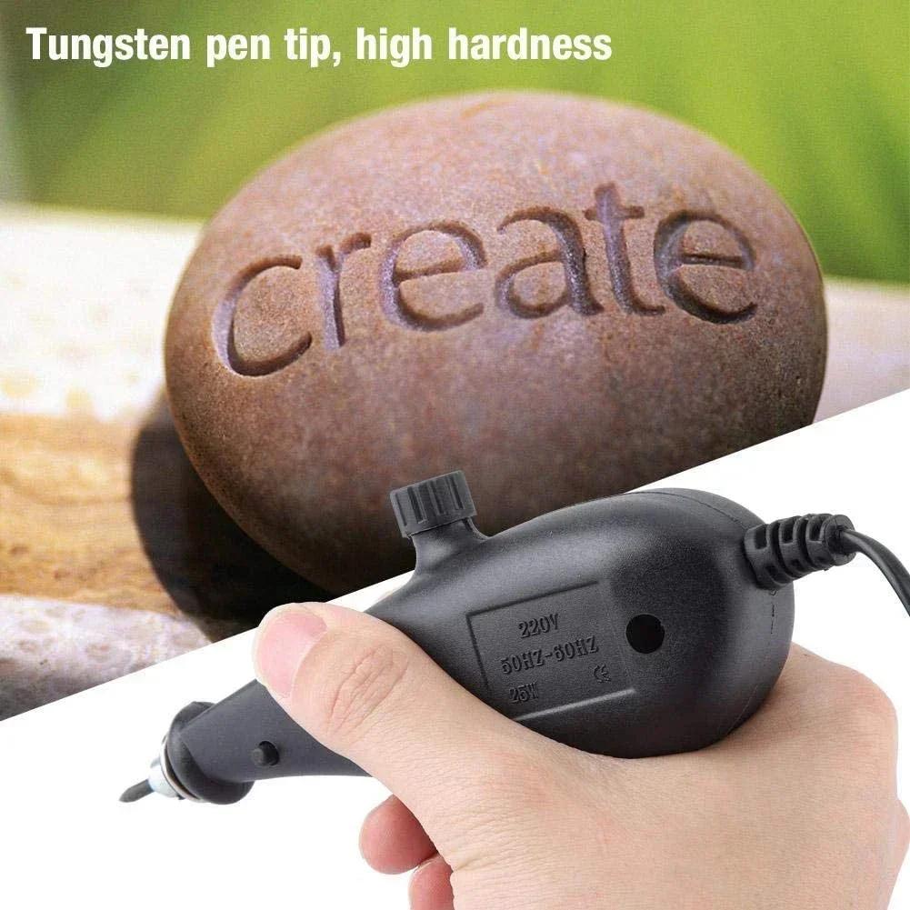

220V Electric Engraving Pen Engraver Tool Carving Pen Plotter Machine Chisel Tips Wood Metal Glass Stone Lettering Tools China Mainland
