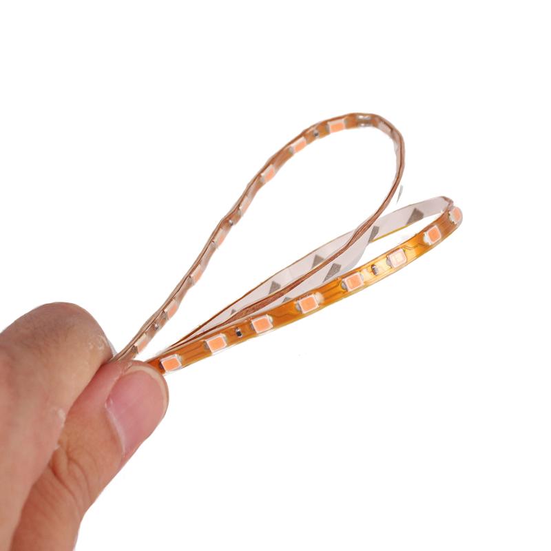 30/45/60cm LED Strip Motorcycle decorative Lantern Car Interior Atmosphere Lights Flexible Tape Rope Stripe Ray Tape
