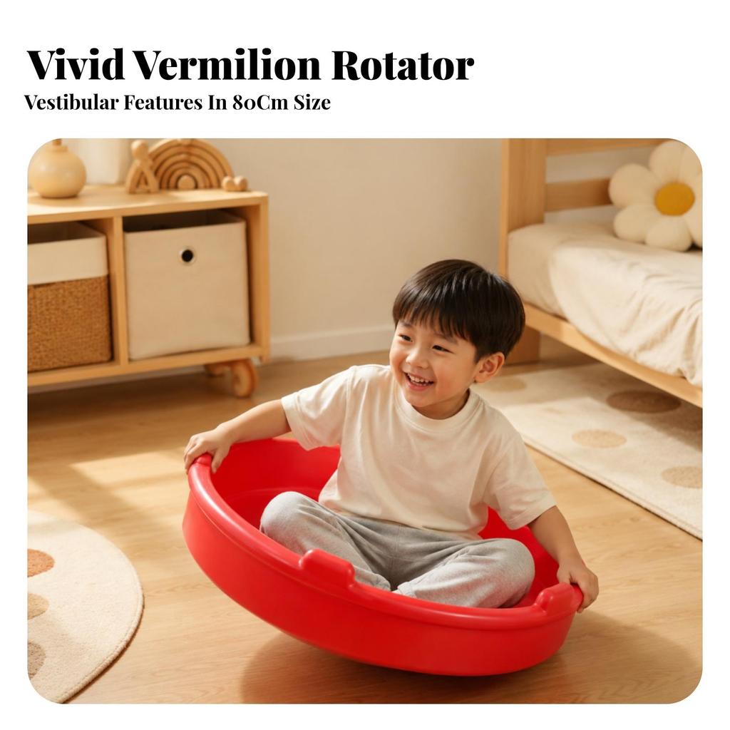 Molded Plastic Rotational Balance Bowl Indoor Sensory-Motor