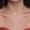Individuelle arabische Halsketten für Damen Herren Personalisierte Edelstahlhalskette Paar Islamischer Ästhetischer Schmuck BFF