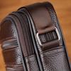 Genuine Cowhide Leather Men Travel Sling Bag Casual Shoulder Crossbody Bags for Male Casual Messenger Bag Satchel Bags