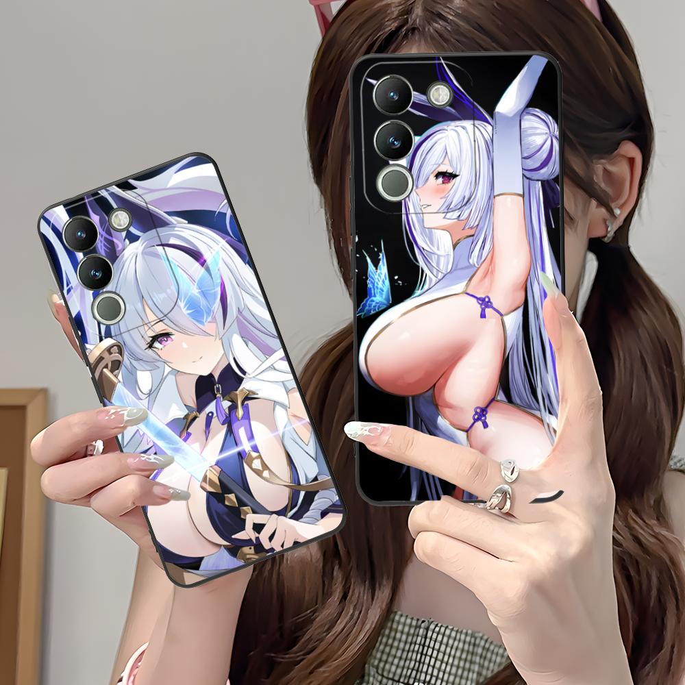 Azur Lane Unzen Matte TPU Mobile Phone Case for VIVO Y77 76 75 74 73 72 58 56 55 51 50 38 36 Y19 Y18 Y03 Y01 5G Colorful Cover