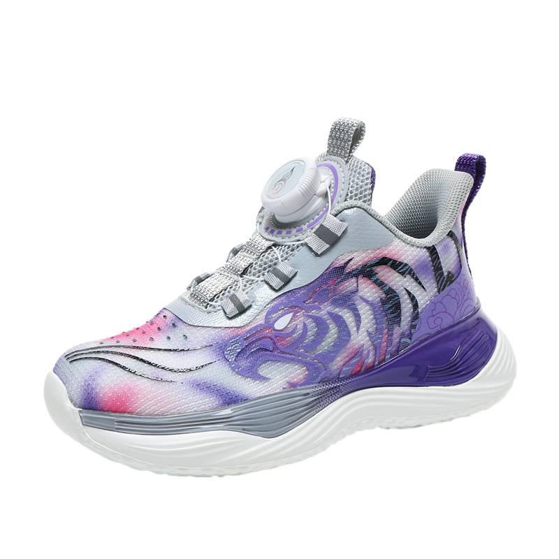 Classmate 2025 Mesh Spring Boys Button Shoes Double Mesh Sneakers Girls Casual Shoes