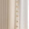 Chuyang Vintage French Romantic Cream Sheer Lace Curtain