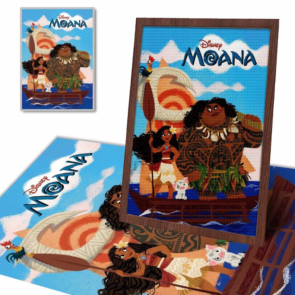 Full Round Diamond Painting MOANA Art Rhinestone Picture Mosaic DIY 5D Cross Stitch Embroidery Home Decoration