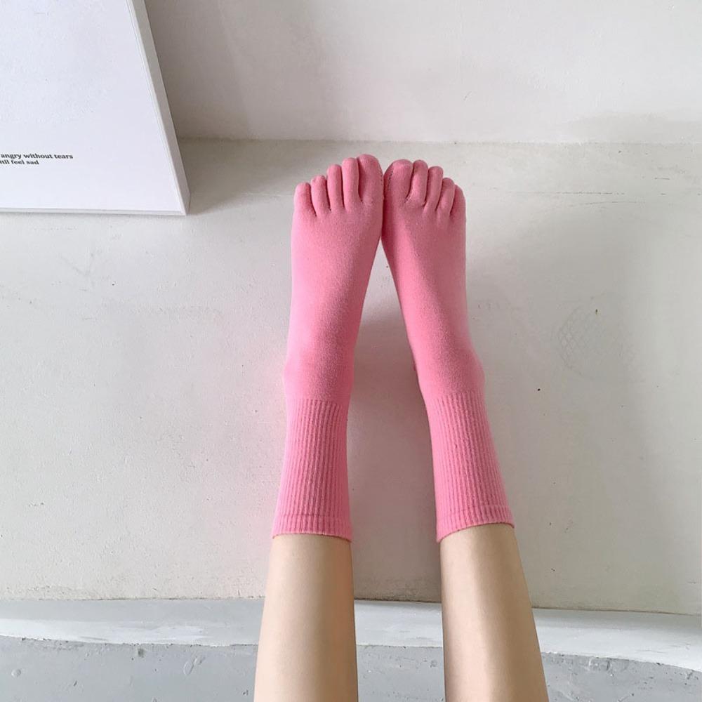Breathable Five-finger Socks Pure Cotton Netherstock Fashionable Split-toe Socks Motion