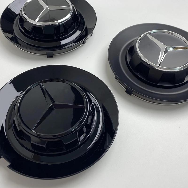 4PCS 147mm Car Wheel Center Hub Cover Cap For Mercedes Benz AMG G350 G500 G63 S680 GLS600 C-1028 17028 Badge Logo Accessories