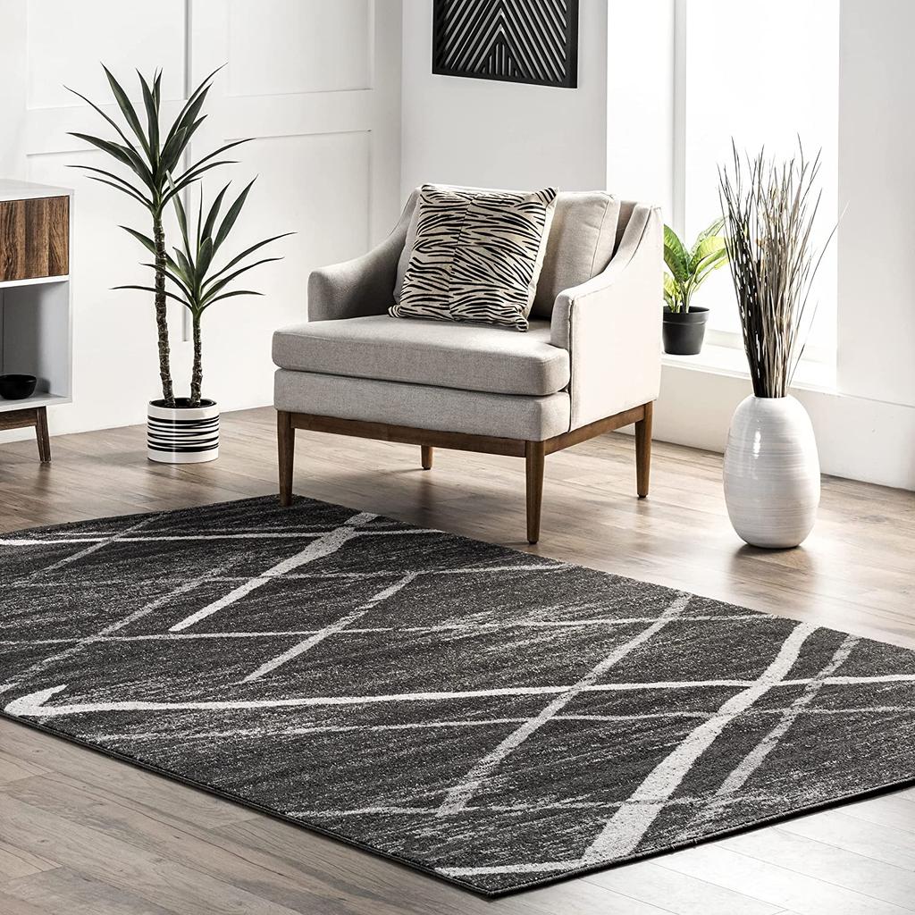 Tappeto moderno per divano, tavolino, astratto, sfumato, semplice, tappeto per camera da letto, per soggiorno, decorazione