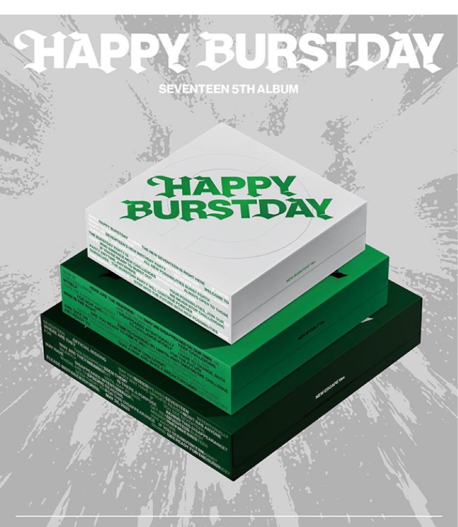 

[USED] SEVENTEEN HAPPY BURSTDAY 3-pack