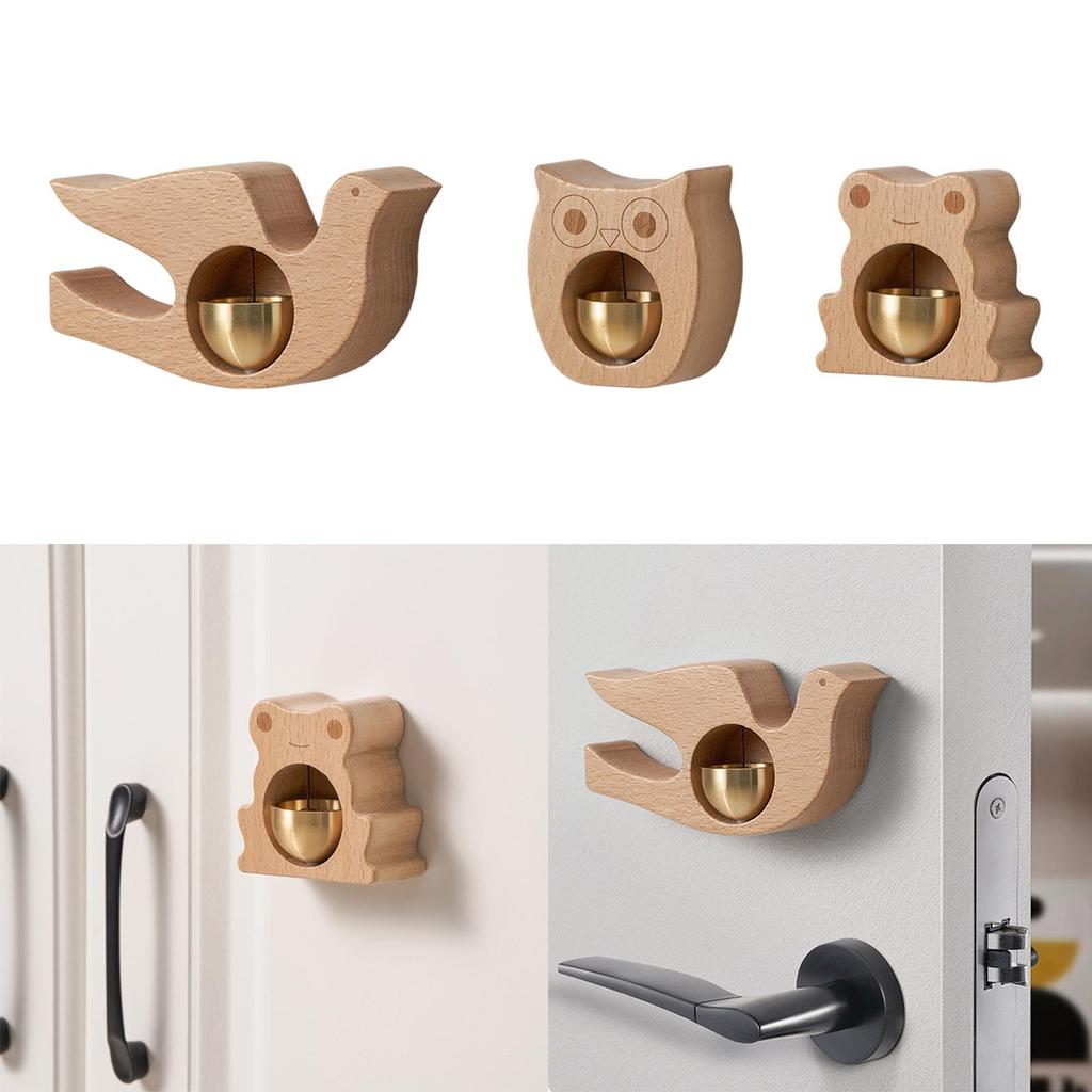 Shopkeepers Bell for Door Opening Decor Hanging Bell Clear Sound Cartoon Gate Bell Chime for Wardrobe Fridge Store Business Shop