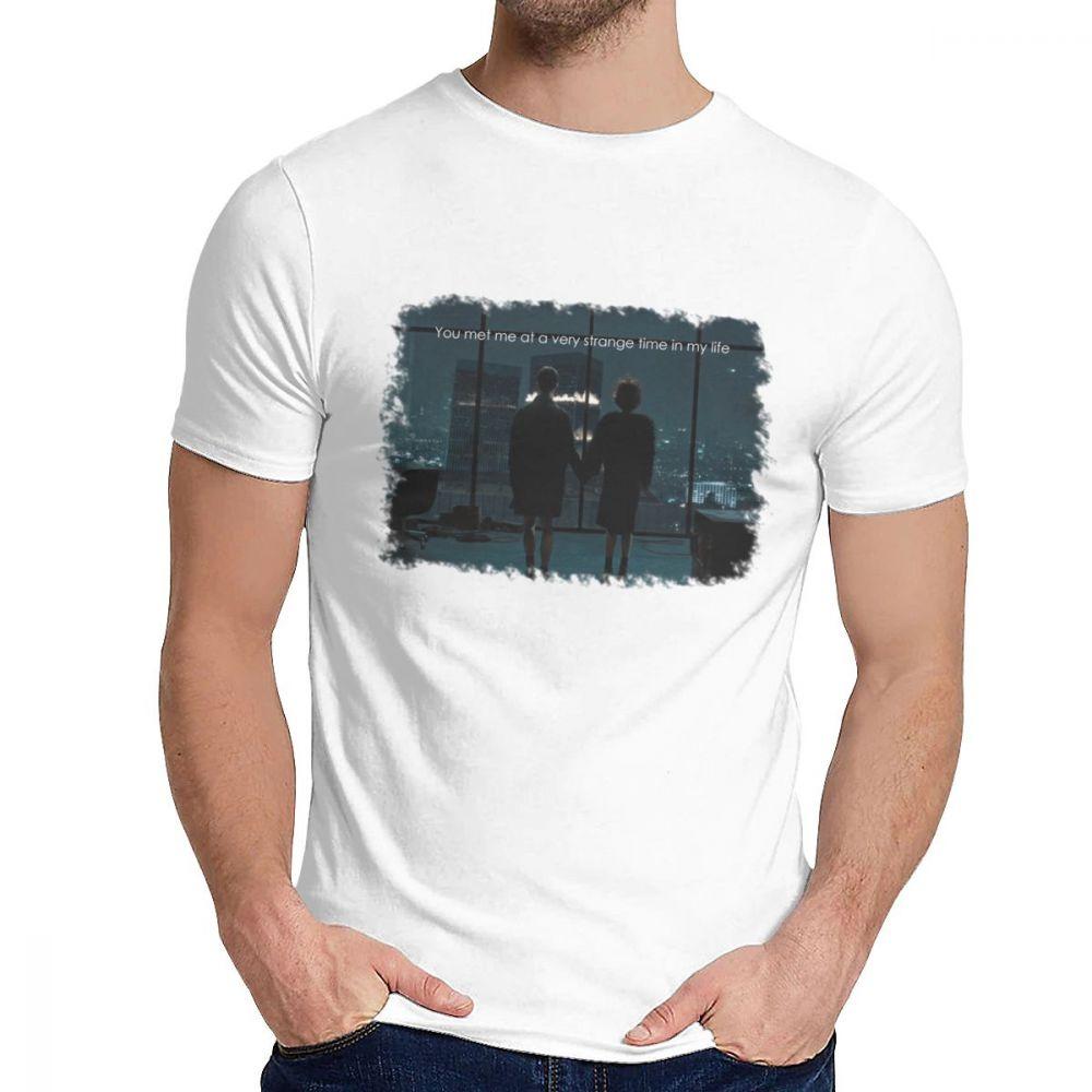 Harajuku Marla Singer Fight Club Strange Time T Shirt Man Crazy Cotton Clothes Round Neck