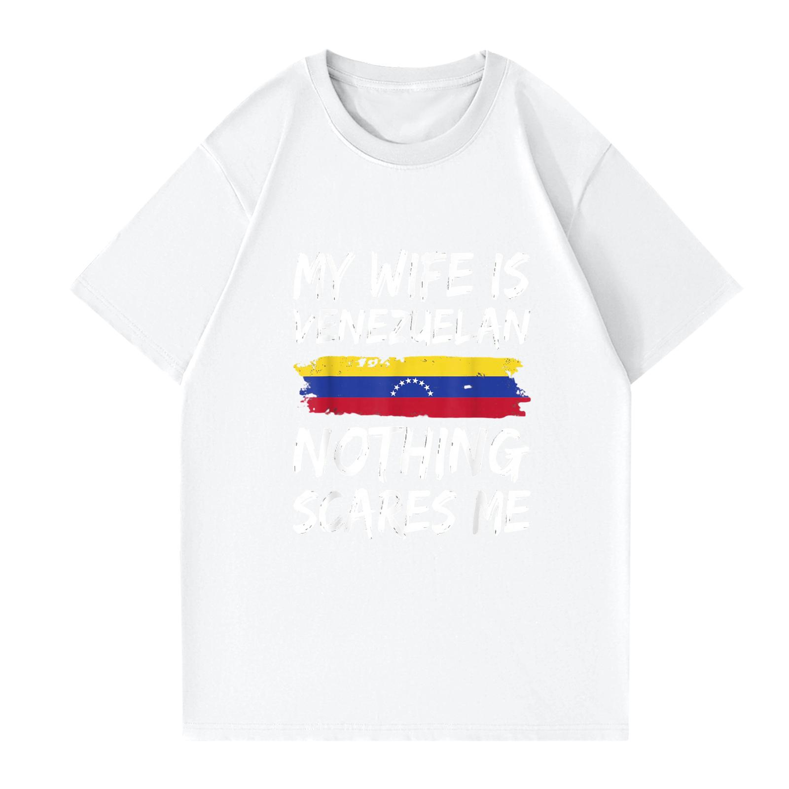 Женская и мужская модная футболка с круглым вырезом повседневная с принтом с коротким рукавом XL 1580₽