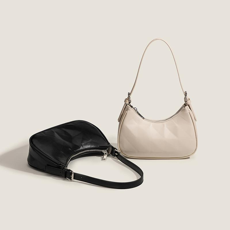 Light Luxury Early Autumn Trendy Single-shoulder Bag, Personalized Solid-color Small Square Bag, Simple and Casual Quality Crossbody Bag