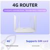 4G LTE Dual-Band Portable WiFi Router with SIM Card Slot for Enhanced Wall Penetration, 210 Mbps