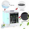 New Portable Air Conditioner Mini USB Air Cooler Humidifier Purifier 7 Colors LED Light Desktop Air Cooling Fan