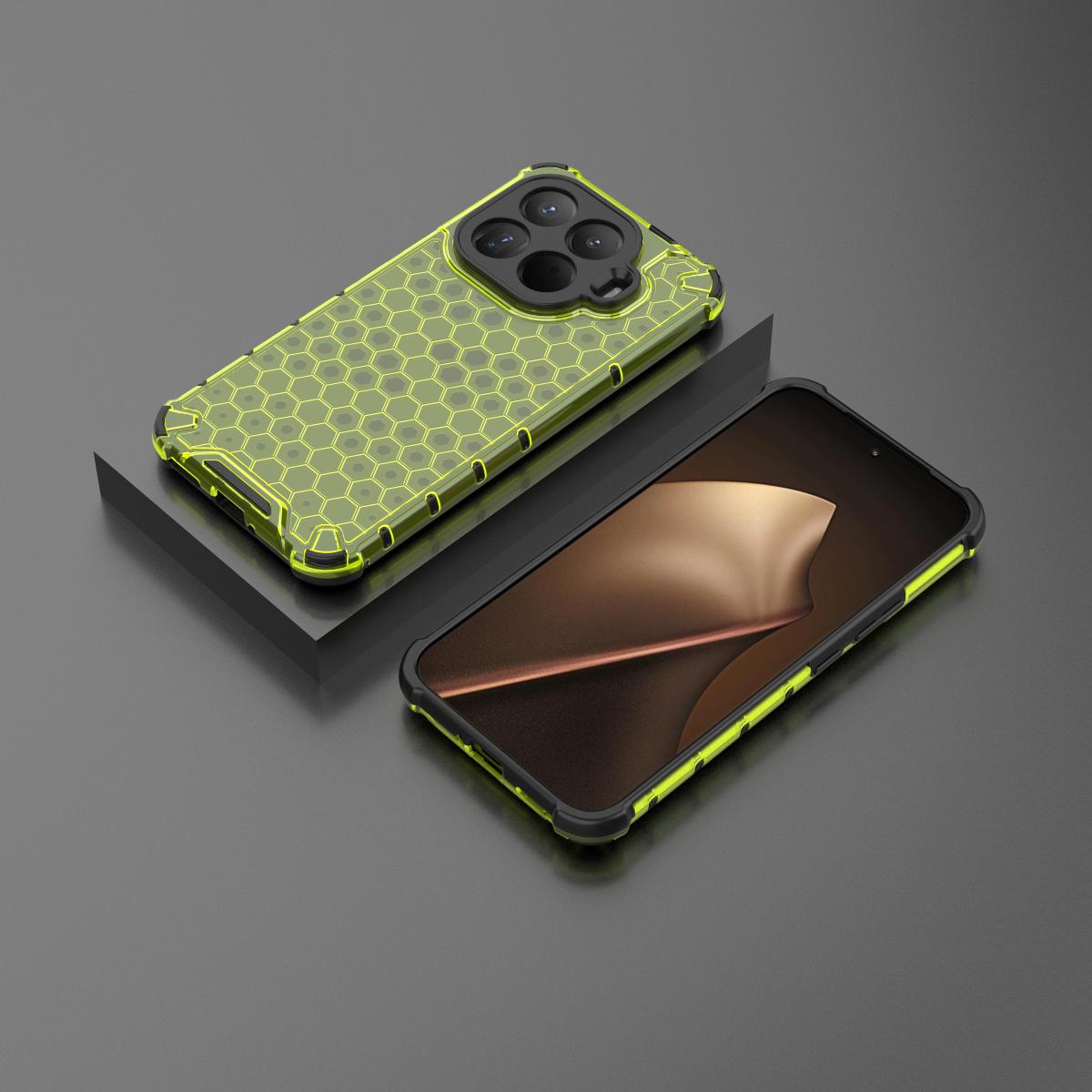 

Transparent Honeycomb Hybrid Armor Phone Case For Xiaomi 15T 14T 14 Pro Heavy Duty Shockproof Four-corner Anti-fall Cover Xiaomi 14