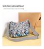 Printed Nylon Mom Bag - Oxford Cloth, Single Shoulder/Crossbody, Casual Lightweight Canvas Bag for Women