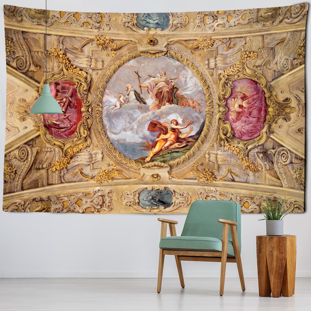 

Резной Настенный Гобелен Настенный Ретро Богемный Печатный Полиэстер Спальный Коврик Спальня Декоративный Фон Ткань 230x180CM