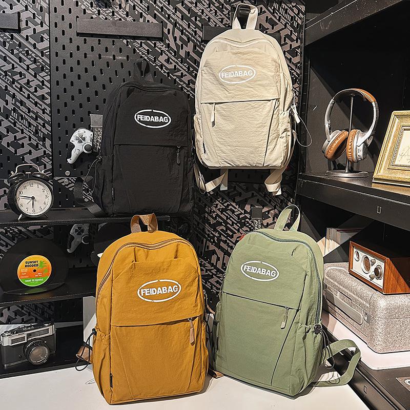 Student Schoolbag Men's Large Capacity Outdoor Travel Backpack Lightweight Women's Backpack