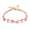 Personalized Bohemian Style Handmade Colorful Woven Bracelet for Women