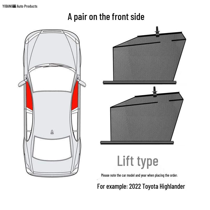 Automatic Car Window Sunshade Curtains - Heat Insulation and Sun Protection